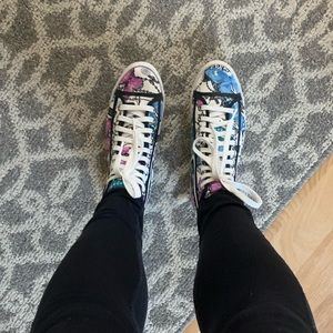 Coach sneakers with vintage butterflies